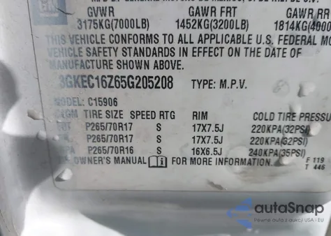 2003 GMC Yukon Slt z USA, uszkodzony, nr VIN 1GKEK13Z03J242516